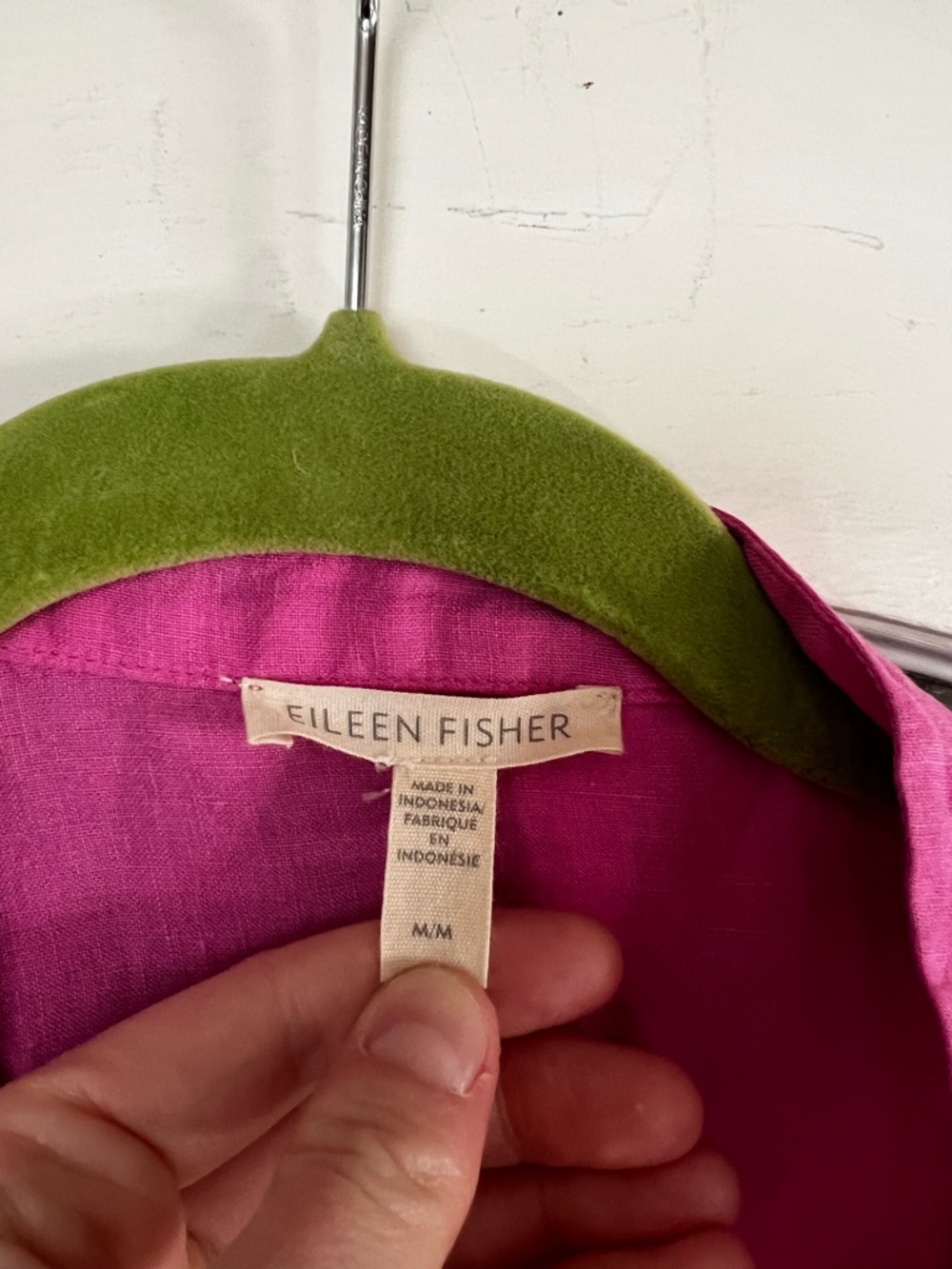 Eileen Fisher Linen Tunic Shirt - Picture 3 of 4